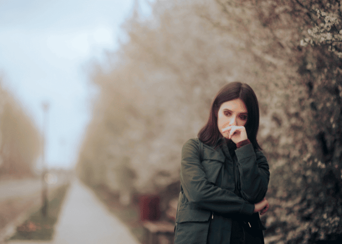 Howell Woman with seasonal affective disorder