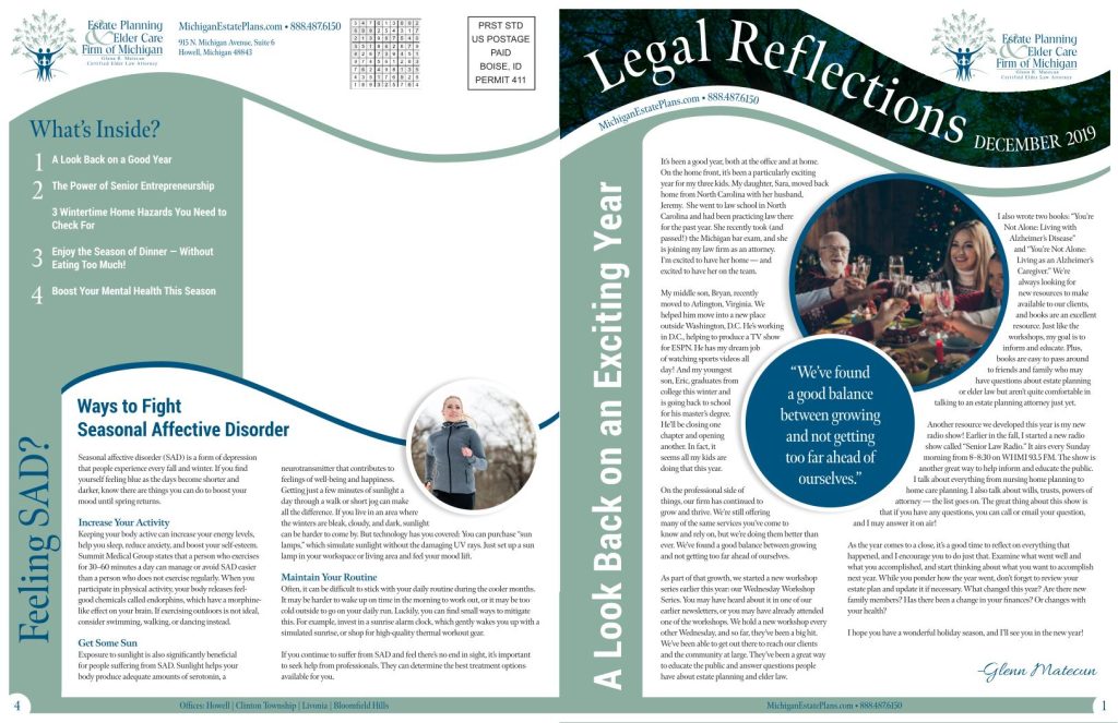 December 2019 Newsletter