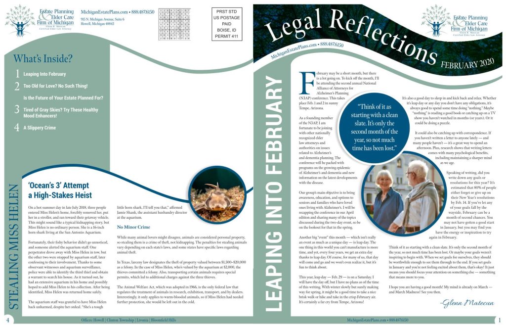 February 2020 Newsletter