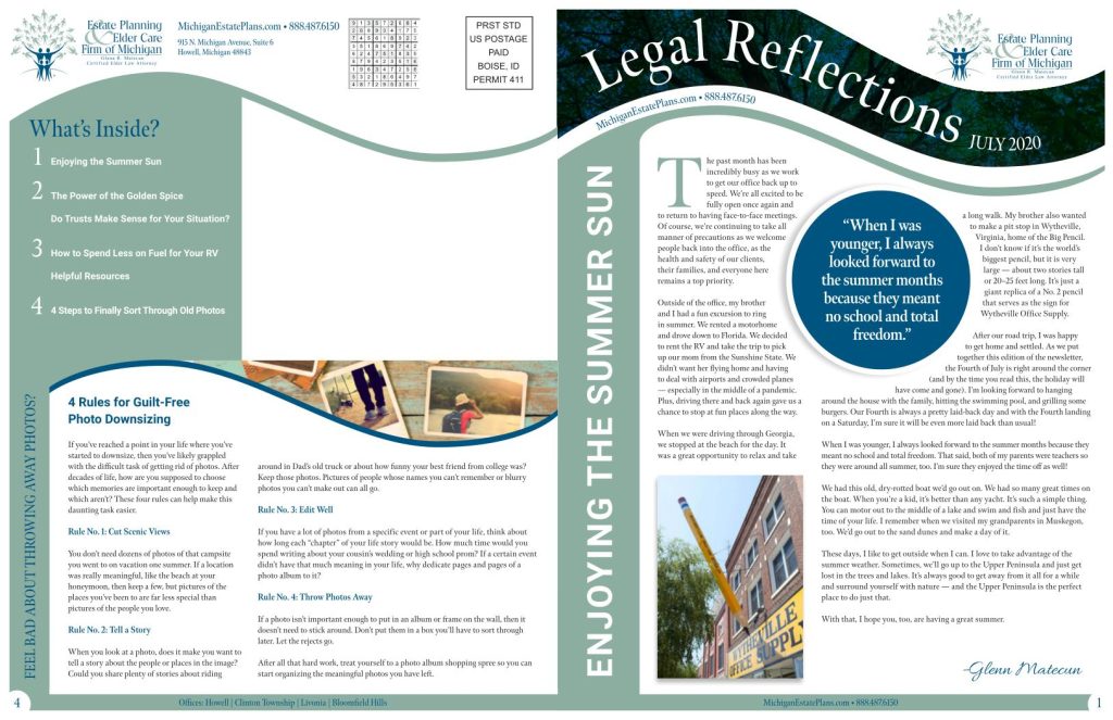 July 2020 Newsletter
