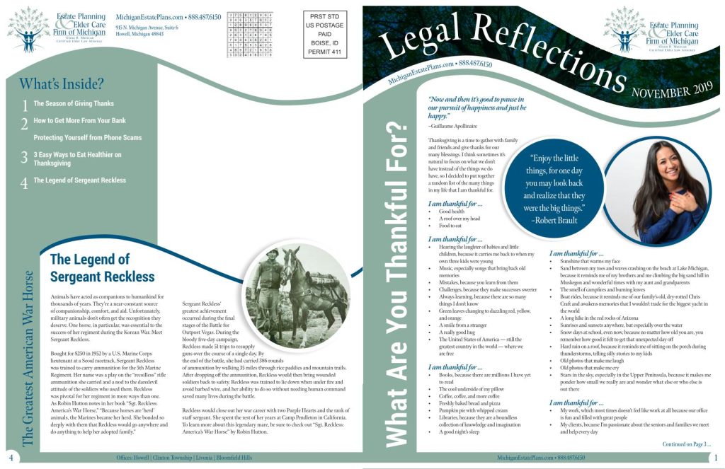 November 2019 Newsletter