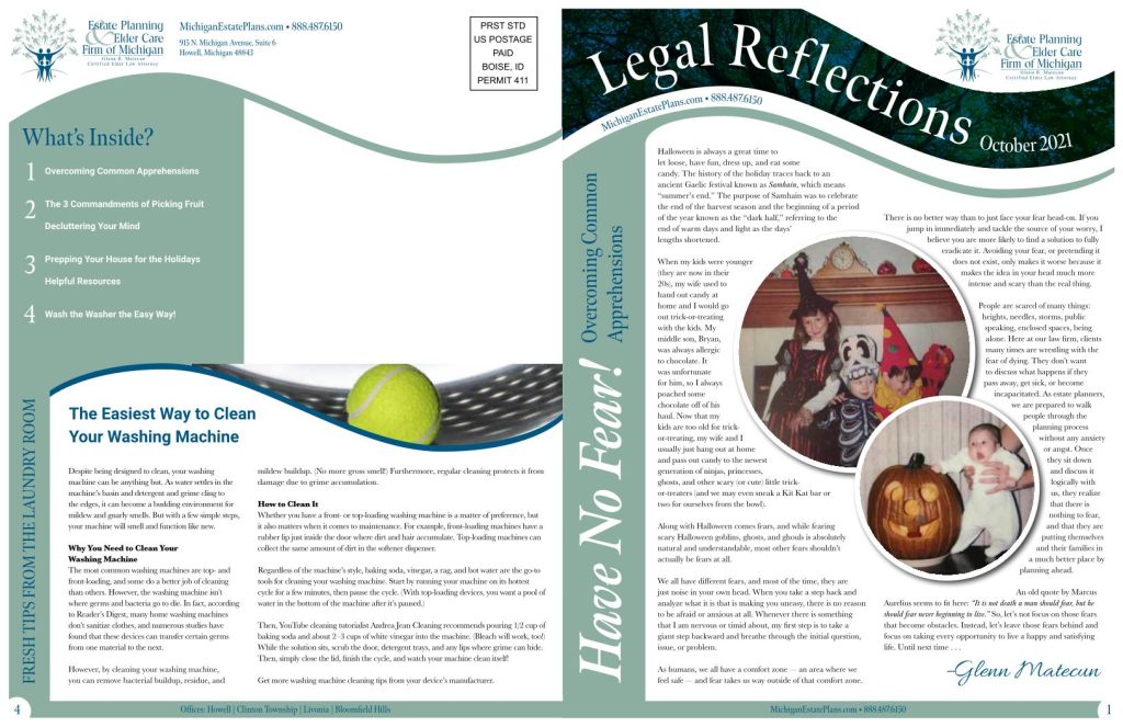 October 2021 Newsletter