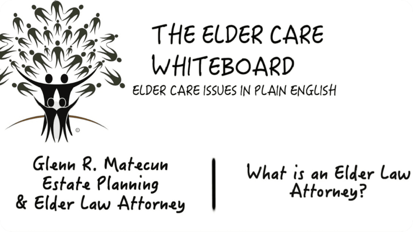 What is an Elder Law Attorney? | Glenn Matecun | Michigan Elder Law Attorney