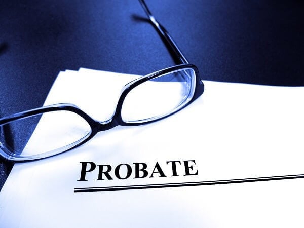 probate paper with glasses